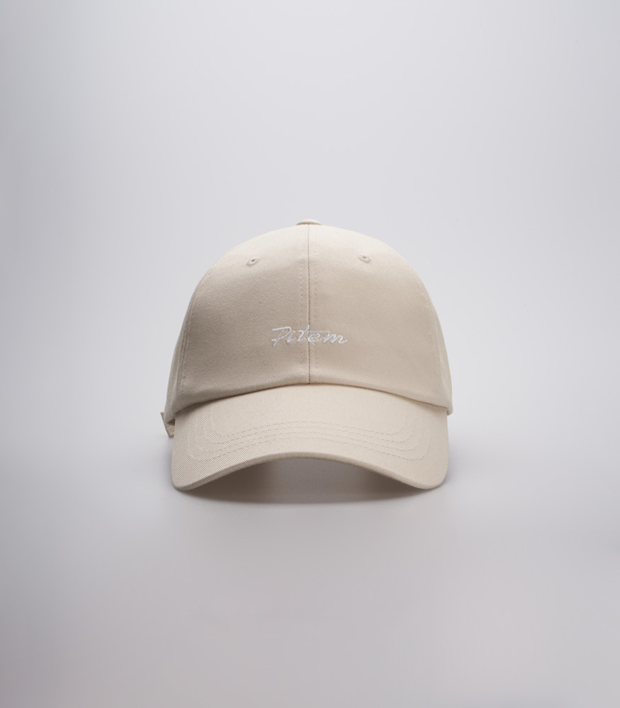 CURSIVE CAP [BEIGE]